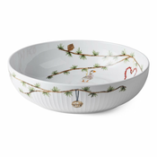 Bela porcelanasta servirna posoda o 30 cm Hammershoi – Kähler Design