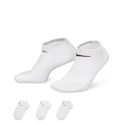 Nike Socks Performance Lightweight No Show 3P White/Black - XL