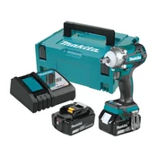 MAKITA DTW301RGJ Akumulatorski udarni vijačnik, 18V (2 x 6,0Ah + DC18RC + kovček)