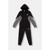Puma trenirka otroška z bombažem ESS BLOCK Full-Zip Sweat Suit