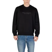 A|X Armani Exchange za moške. XM001284AF20934UC001 Mikina z logotipom v črni barvi (XXL), Črna, Priložnostno, Bombaž