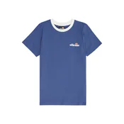 ELLESSE Majica Picerno mornarska/svetlo oranžna/bela