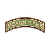 JTG Molon Labe Tab Rubber Patch Multicam –  – ROK SLANJA 7 DANA –