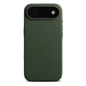 Woolnut usnjen magnetni ovitek za iPhone 17 Air - zelen
