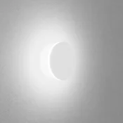 Egger Licht Egger DLS stenska svetilka Orbit, bela, O 12,5 cm, aluminij, 2.700 K - Dnevna soba/jedilnica - Sodobni