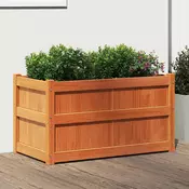 Vrtna sadilica voštano smede boje 90 x 50 x 50 cm od borovine