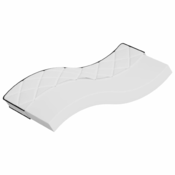vidaXL Vzmetnica iz pene srednje mehka 70x200 cm