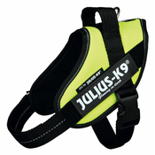 Pasja oprtnica Julius K9 - fluorescentno rumena, M/49-67 cm