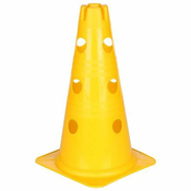 Vario stožec z luknjami rumene barve 30 cm pakiranje 1 kos