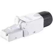 Equip 121162 spojnik za žice RJ-45 Crno, Bijelo