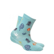 Gatta G34.01N Cottoline girls socks patterned 27-32 turquoise 290