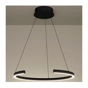 Eglo 390533 - Zatemljiv LED lestenec na kablu LABONETE LED/24,8W/230V črna + z daljinskim upravljalnikom