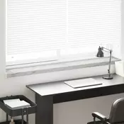 vidaXL Okenski nadstrešek Marmorna tekstura 160 x 25 x 4,5 cm PVC