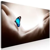 Slika - Woman and Butterfly (1 Part) Narrow 135x45