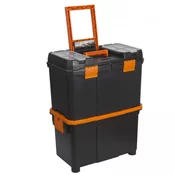 Handy Mobilni večdelni plastični kovček za orodje na kolesih - 18  - 460x260x625 mm