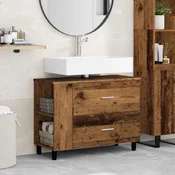 Toaletna jedinica Staro drvo 80 x 35 x 60 cm Konstruirano drvo