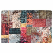 Perivi tepih s patchworkom 80 x 150 cm raznobojni