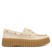 Nizki čevlji Clarks Torhill Boat 26186302 Écru