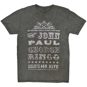 The Beatles Mr Kite Snow Wash (Wash Collection) Charcoal Grey XL Majica