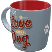 NOSTALGIC ART Šolja PfotenSchild - Love Dog