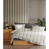 Aberto Design Komplet posteljina Avva, 200x220 cm, Antracit-Bela