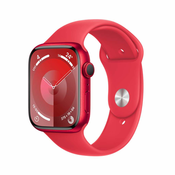 AppleWatch S9 Aluminium 45mm Red MRXJ3QF/A (sportski remen crveni) S/M