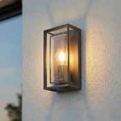 Zunanja stenska svetilka Arcchio Ismera, antracit, E27, IP65 - Sodobni - Aluminij