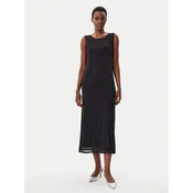 LOLA CASADEMUNT Cocktail obleka LS2516066 Črna Regular Fit
