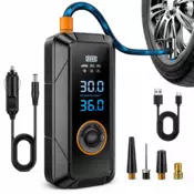 Farrot Prenosni avtomobilski kompresor Farrot AirPump Pro 150 PSI, brezžični, digitalni zaslon, powerbank, LED
