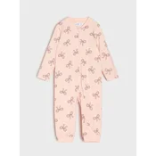 Sinsay - Pamucni bebi pajac - pastelno roze