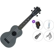 Pasadena WU-21G1-BK Premium SET Gray Soprano ukulele