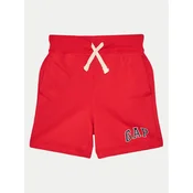 Gap Športne kratke hlače 540847-03 Rdeča Regular Fit