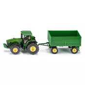 SIKU Farmer: traktor John Deere s prikolico (1:50)