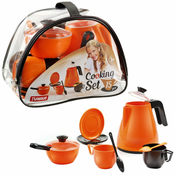 SportBaby Kuhinjski pripomočki - set posod, oranžna, osnovno - 15 kosov