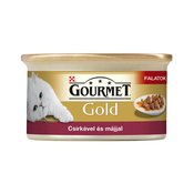 Gourmet Gold zalogajčići u umaku 24 x 85 g piletina, srce i jetra
