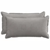 vidaXL Prevleka za blazino 2 kos HOUTEN Svetlo siva 40 x 80 cm
