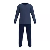 TOM TAILOR Dolga pižama marine/mornarska