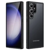 Infostyle JETech mat ovitek za Samsung Galaxy S23 Ultra - prosojno črna