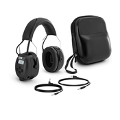 Bluetooth slušalice s poništavanjem buke - mikrofon - LCD zaslon - punjiva baterija - crna