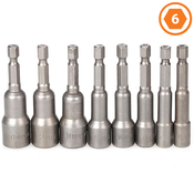 Set magnetnih nastavkov, 6 - 13 mm