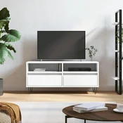 TV ormaric bijeli 100 x 34,5 x 44,5 cm od konstruiranog drva