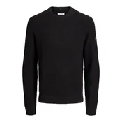 JACK & JONES Pulover JJLUKE črna