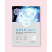 Enough Maska iz tkanine z morskim kolagenom Ultra X10 Collagen Pro Marine Mask - 25 g/1 kos
