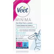 Veet Minima Hypoallergenic Wax Strips Bikini and Underarm 16 pcs