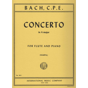 BACH C.P.E.:CONCERTO IN A MAJOR FLUTE