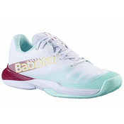 Djecja obuca za padel Babolat Jet Premura 2 JR - white/red dahlia