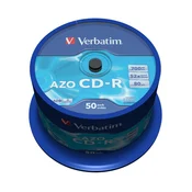 Verbatim CD-R 700MB, 52x, 50 kosov, Crystal Case