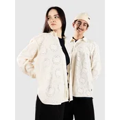 Woodbird Yuro Knitted Shirt off white