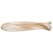 CasaFan Stropni ventilator ECO GENUINO, črn/svetlo les, 122 cm, tiho delovanje - Dnevna soba/jedilnica - Sodobni - mat črna, naravni les