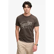Superdry & Co Majica siva/črn denim
